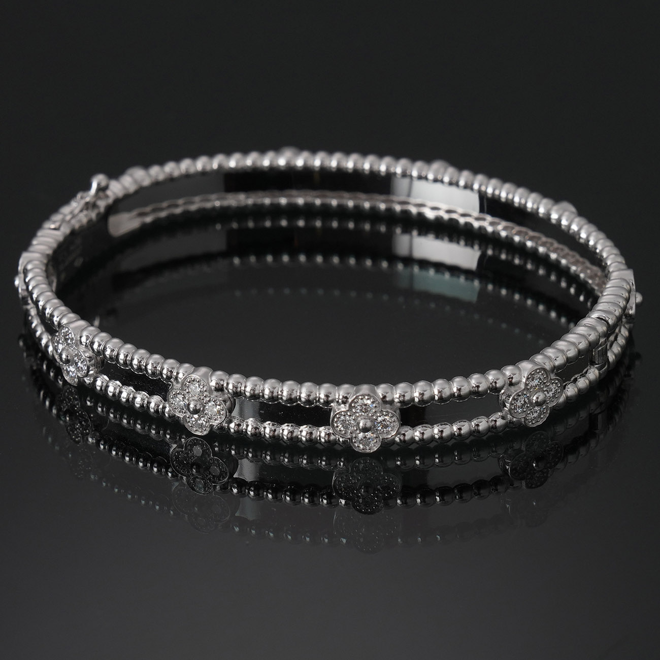 VAN CLEEF & ARPELS(USED)반클리프 뻬를리 스위트 클로버 브레이슬릿#XS